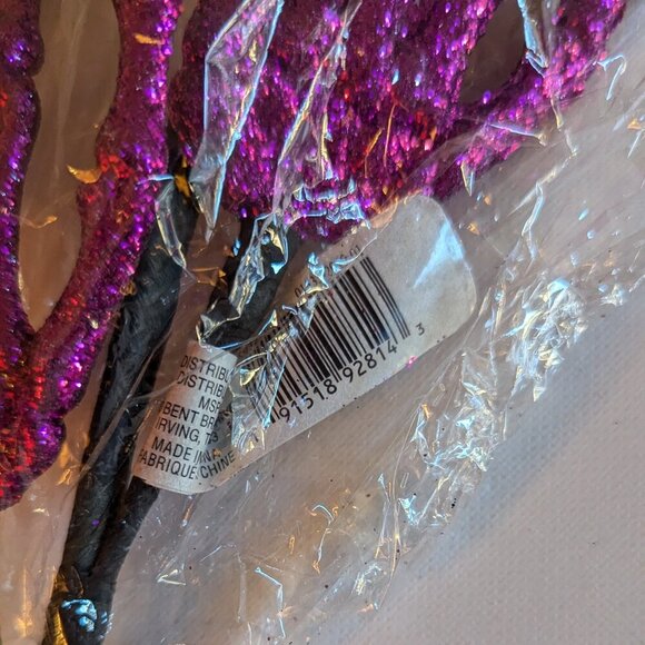 NWT 3 Skeleton Hands Pink Glitter Floral Pick Ashland Goth Halloween Decoration - Picture 11 of 11